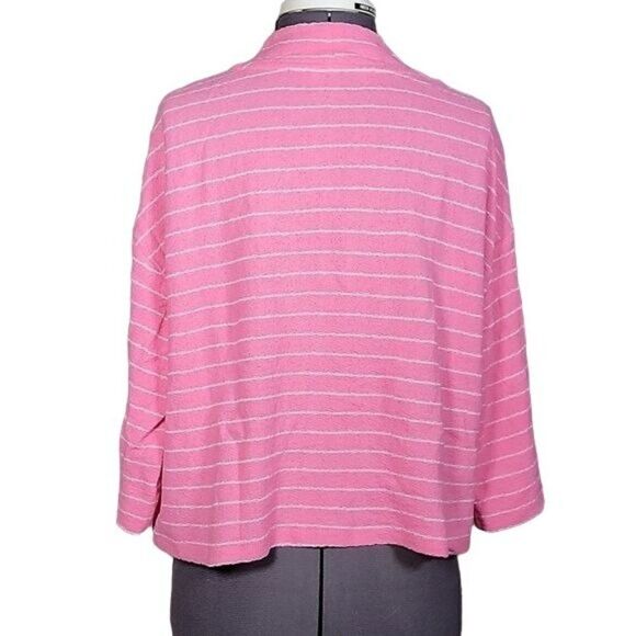NWOT Isaac Mizrahi Live! Striped Knit Cardigan Sz XS - Picture 4 of 12